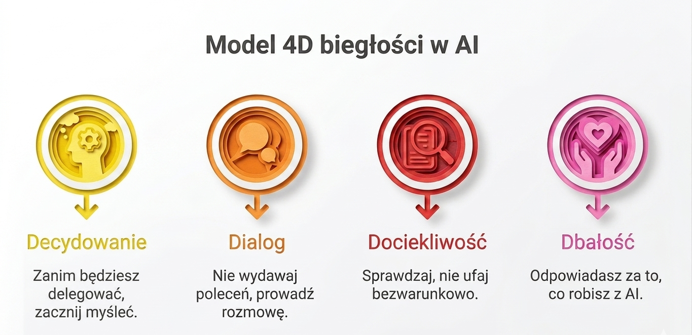 Model 4D biegłości w AI